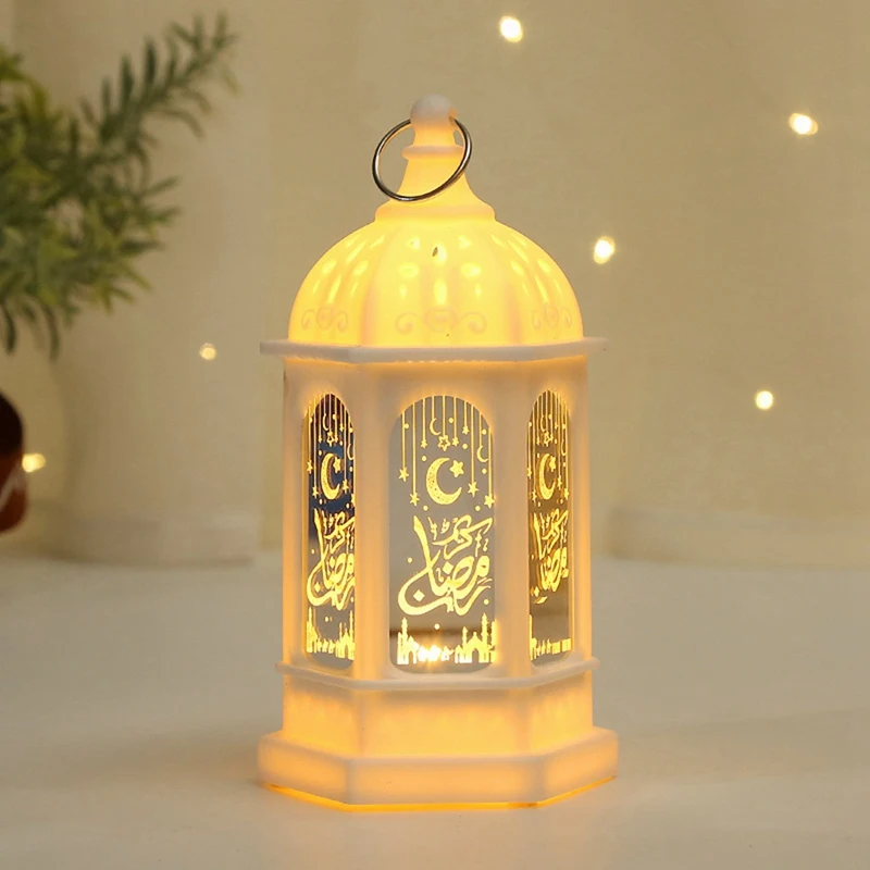 5PCS Eid Decoration Light Eid Mubarak Lamp Ornament Islam Muslim Party Decor Supplies Ramadan Wind Lantern Decor Durable