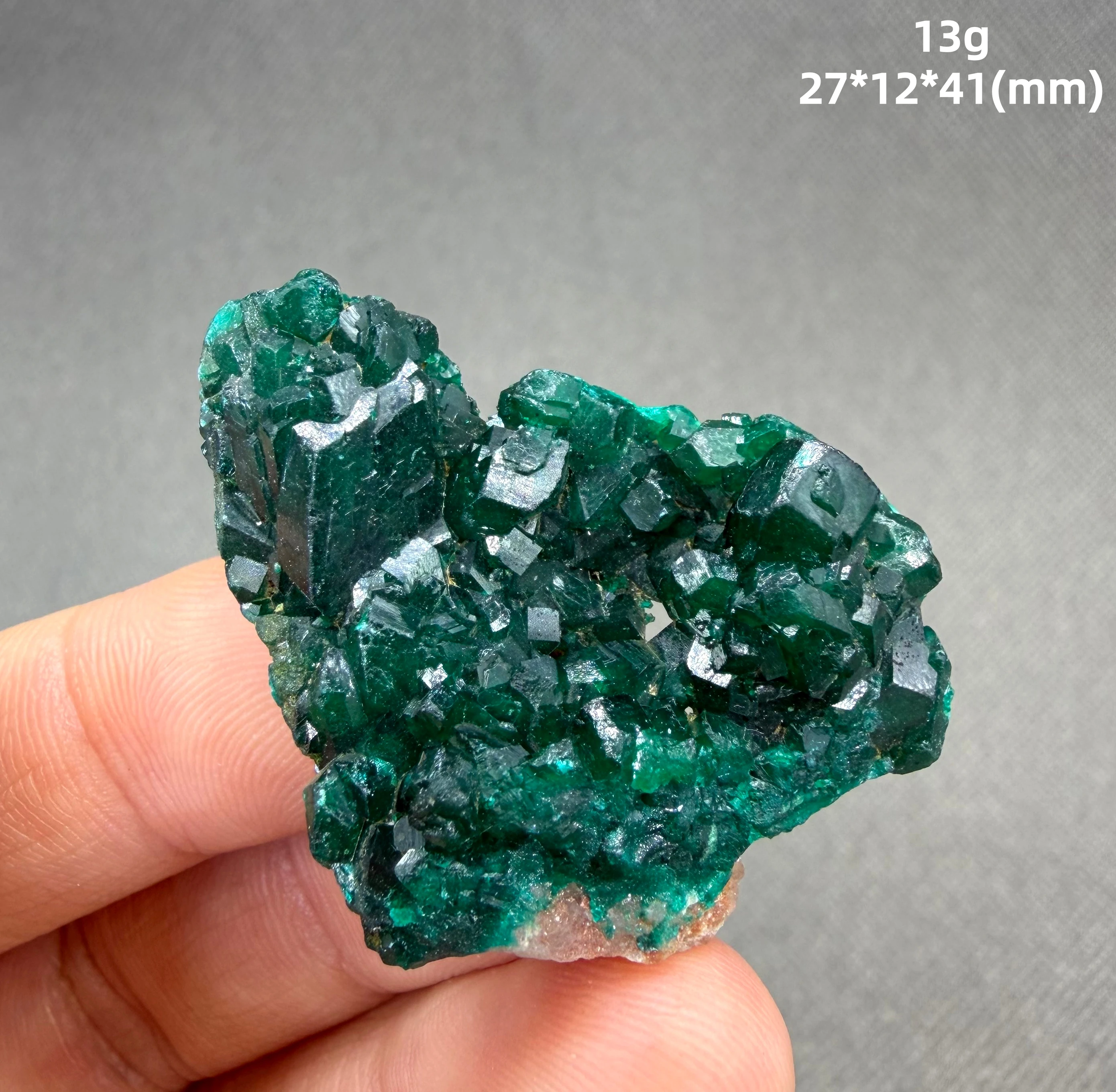 Rare Natural Dioptase Druse Bright Green Crystal Cluster Home Decor Healing Gift