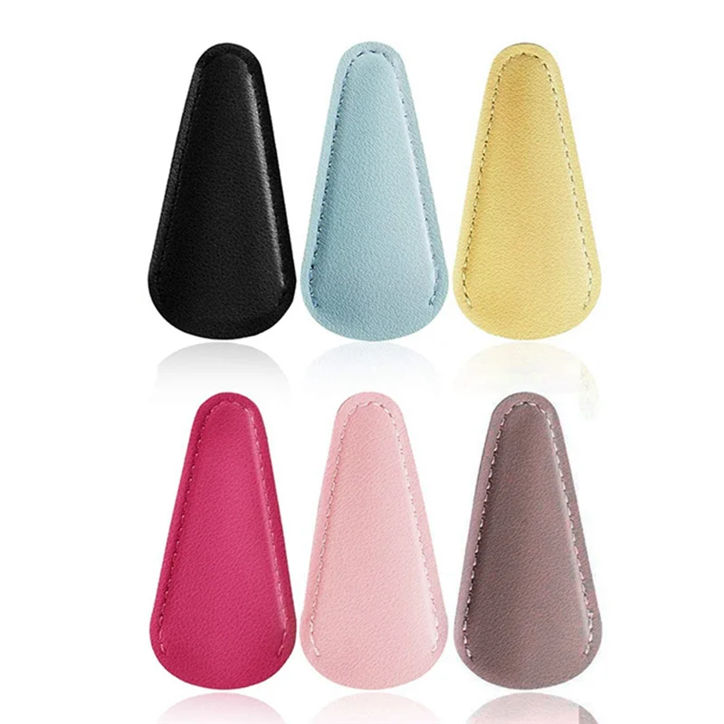 75STO-Scissors Sheath Safety Leather Scissors Cover Protector Sewing Scissor Sheath(6 Pcs Colorful)