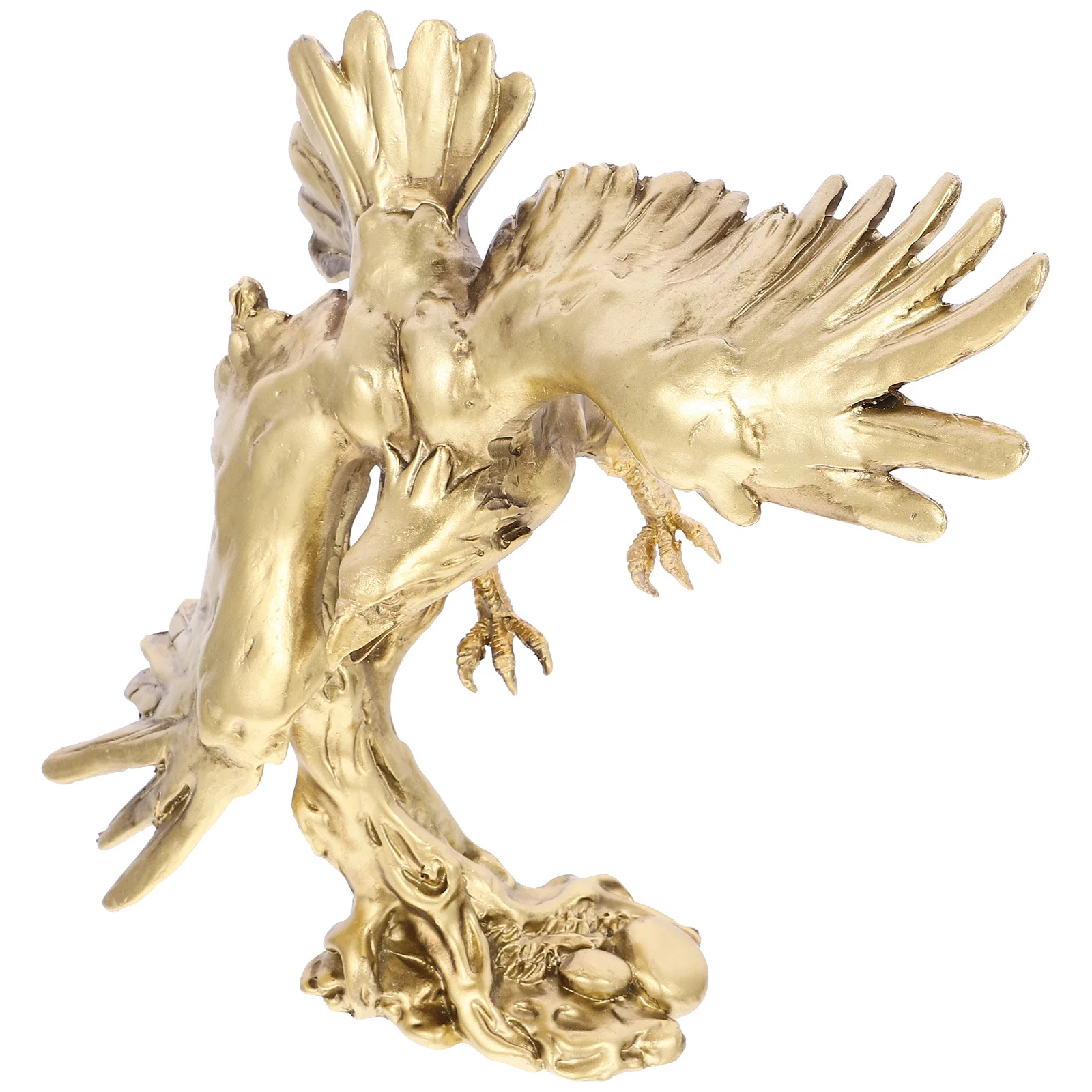 

Resin Eagle Statue Medium Size Exquisite Craftsmanship Home Office Desktop Decoration Simulation Eagle Sculpture Animal Decor