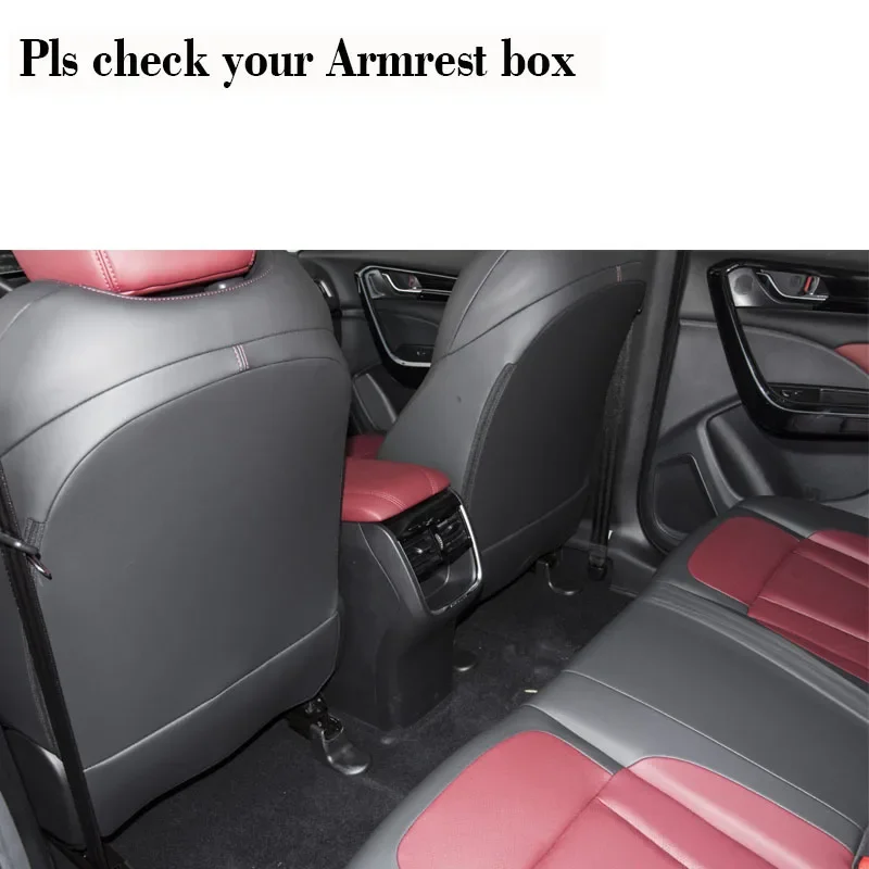 Car Rear Seat Kick Mats Fit For Dongfeng Fengshen Aeolus AX7 II Pro Plus 2018~2024 Baby Seat Back Storage Covers Car Accessories