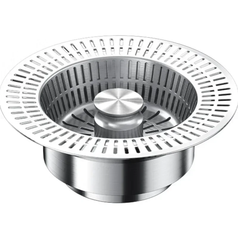 

Kitchen wash basin leakage plug press type sink bouncing core filter screen seal anti-blocking and leak-proof sewer