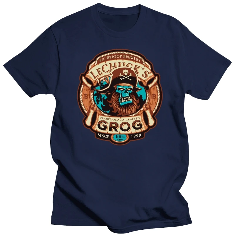 New Lechuck grog Monkey Island Men T-shirt Size S-2XL