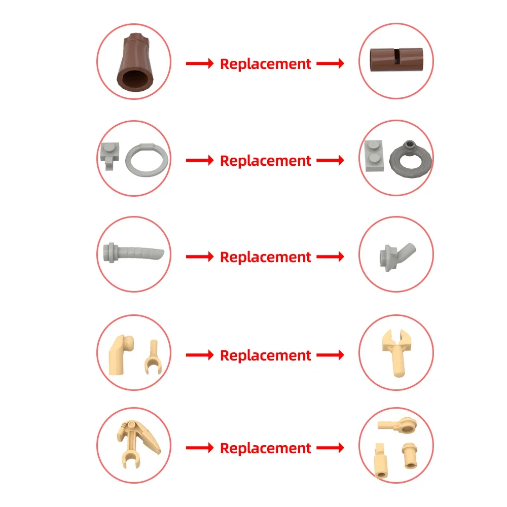 Gobricks MOC Merlin Great Mage Building Block set The Image of a Wizards Cambion Kings Arthur's Mentor Brick Toys for Kids Gift