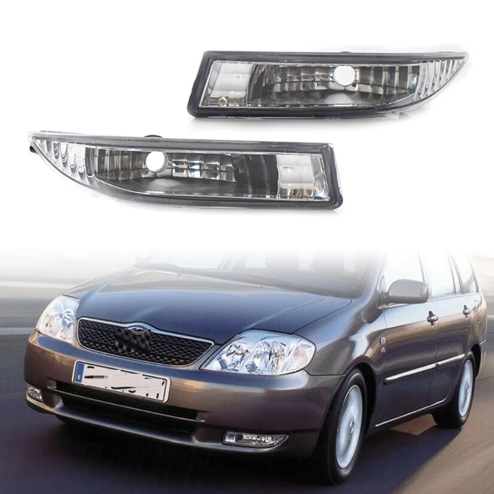 Auto Front Bumper Fog Lights DRL Driving Lamps For Toyota Corolla Kombi Limo E12 2001 2002 2003 2004 8122112160 8121112150 LHD