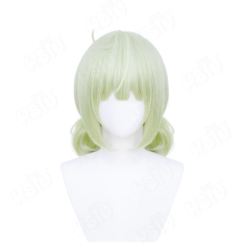 Parrucca Cosplay Kiwi Araga parrucca sintetica in fibra Anime I ammiri magical girls milwauhsiu h55light turchese short hai Halloween Role Play parrucche