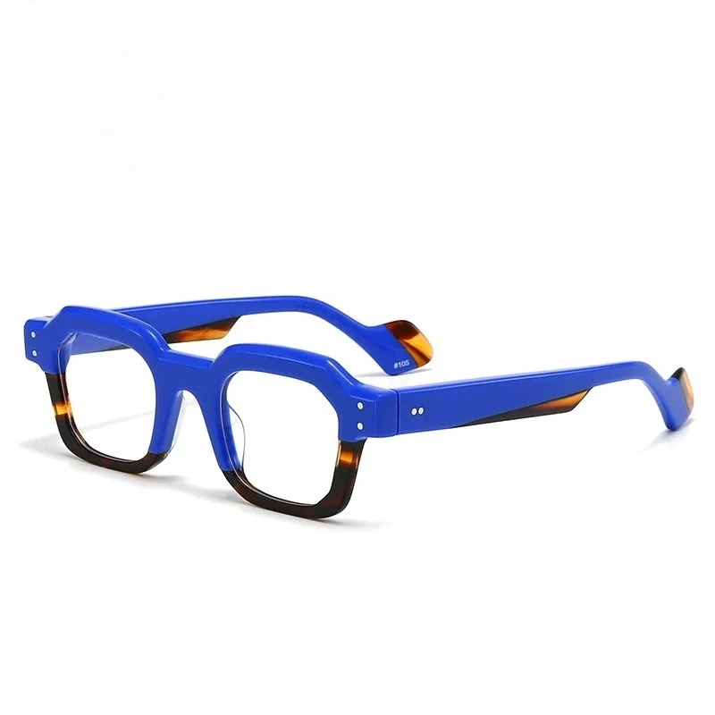 Belight Optik Italia Desain Buatan Tangan Italia Asetat Retro Vintage Kacamata Resep Lensa Lambat