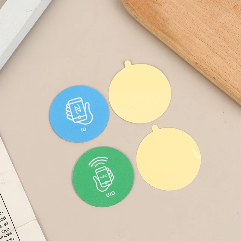 NEW RFID Rewritable Sticker Keytag NFC Anti Metal Interference Label UID Writable Key Token Tag Card Duplicate