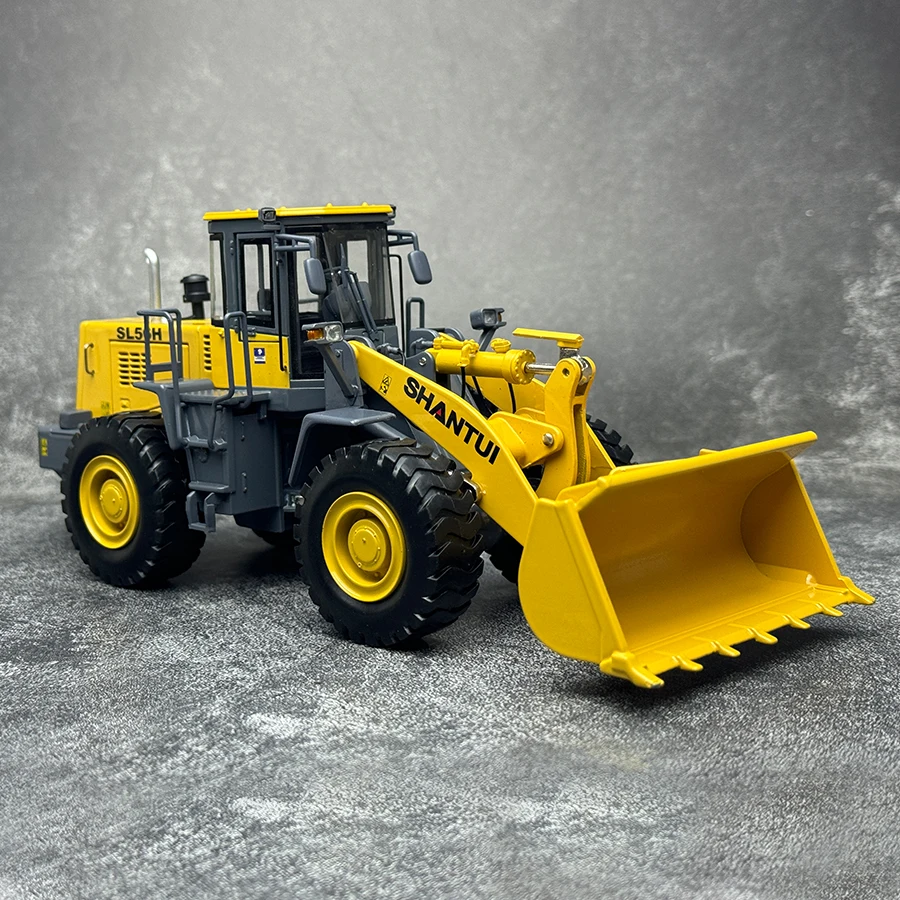 1:35 SHANTUI SL56H Loader Forklift construction machinery Alloy bulldozer model static display holiday gift collection