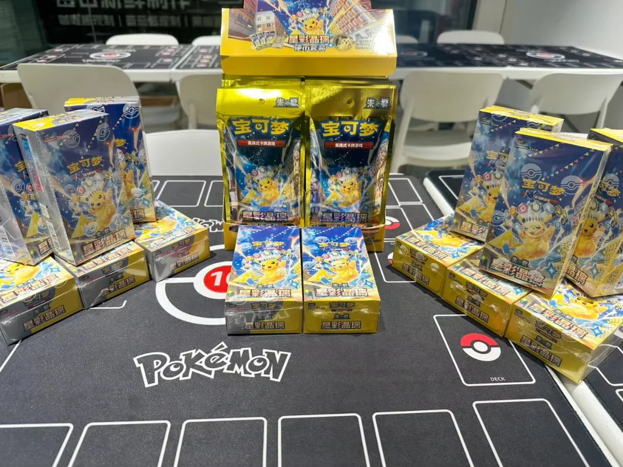 在庫あり-100-オリジナルポケモン-170-ptcg-カード簡体字中国語-170-スタークリスタル拡張補足パッケージギフトボックスおもちゃ
