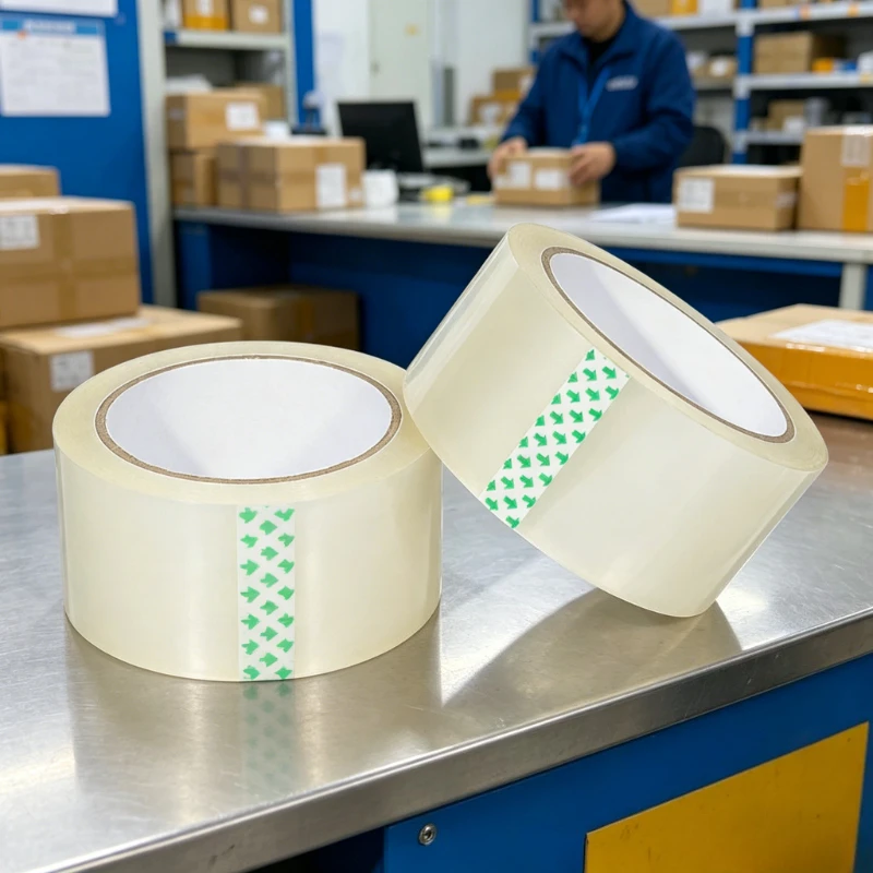 5/10 roll of transparent packaging tape, suitable for offices, homes, schools, for packaging and sealing boxes