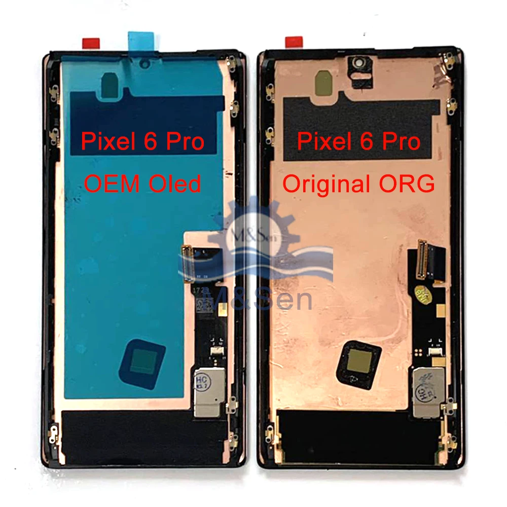 Original AMOLED LCD For Google Pixel 6 Pixel 6A Display Screen Frame Touch Panel Digitizer For Google Pixel 6 Pro 6Pro LTPO LCD