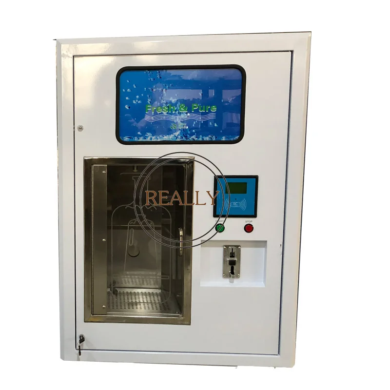 Pure RO drinking water vending window  Purified Water Purification Vending alkaline water  drinking water sales window