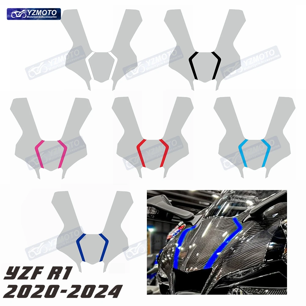 

Для YAMAHA YZF-R1 YZF R1 2020-2024 21 22 23 аксессуары для мотоциклов, наклейка на обтекатель, светоотражающая водонепроницаемая наклейка