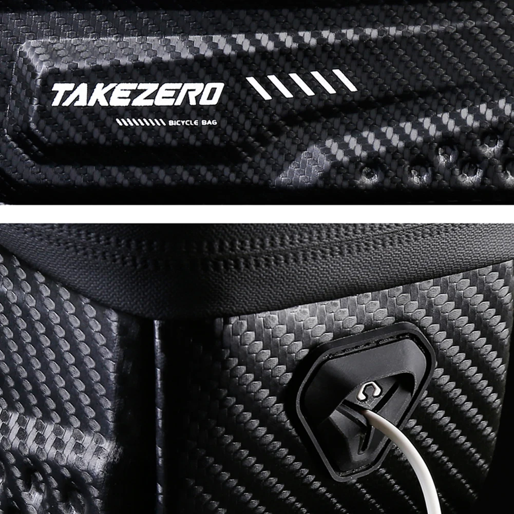 

1L Bike Handlebar Bag Waterproof Bicycle Front Frame Bag 6.8 Inch Touch Screen Road Bike Accessories