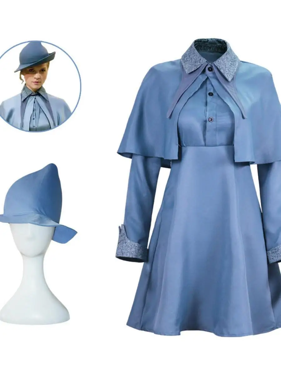 

Fleur Delacour Хэллоуин Косплей Школа orm Женский наряд Новое поступление Сценический костюм из полиэстера Традиционный ханьфу