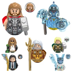 Hot toys New Marvel superhero Thor building blocks toys classic movie action characters build toy party gifts