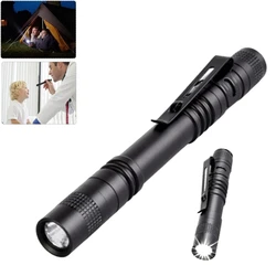 Portable Mini LED Flashlight 1 Switch Mode Walking Light Suitable for Car Maintenance Flashlight Dentist and Lighting Camping