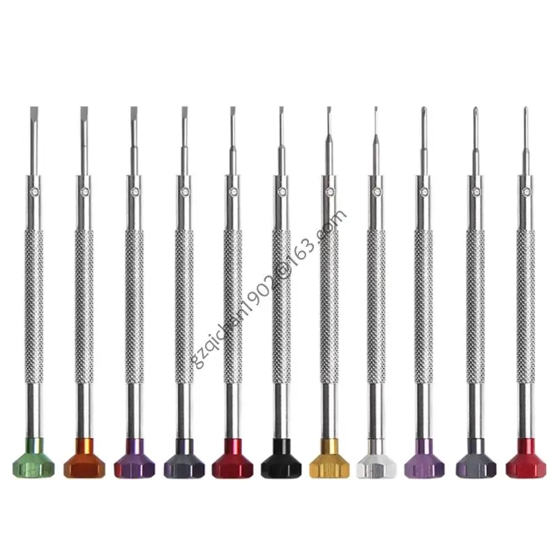 X7AB Accuracy Crafted Mini Crosses Screwdriver Corrosion Resistant Steel Blade Comfortable Grip Handle Watchmaker Essential Tool