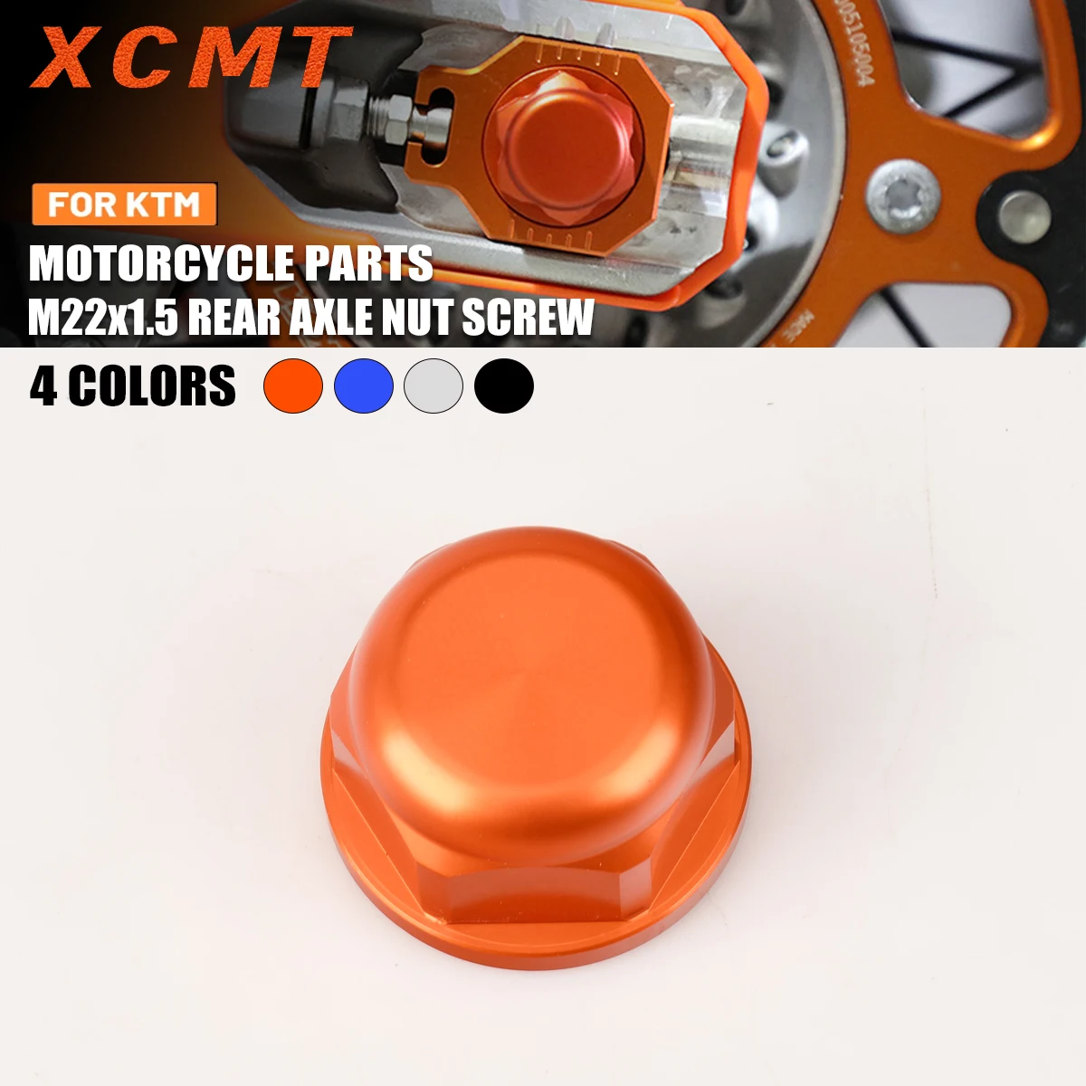 Motorrad-Hinterachsmutter für KTM/Husqvarna/GasGas 125-501 XC/SX/EXC/FC/FX/EX/MC/EC 2023-2024 Motocross Dirtbike Zubehör