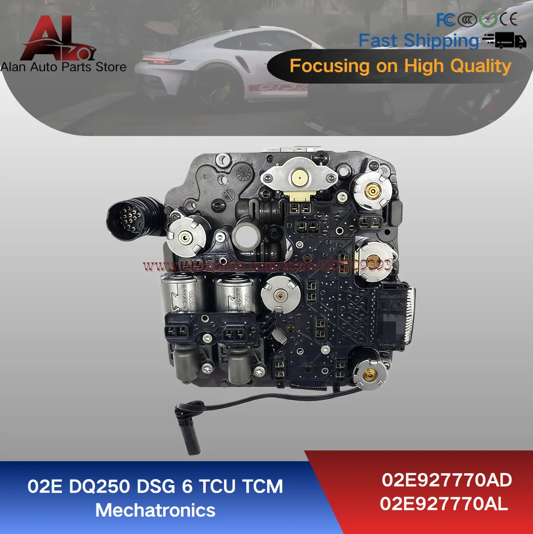 Genuine 02E927770AD 02E927770AL 02E DQ250 DSG 6 TCU TCM Mechatronics for Volkswagen Audi Skoda Seat accesorios para auto