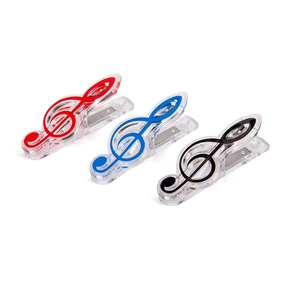 

3pc Music Symbol Photo Clips Mini Clothespins Plastic Pegs Craft Projects Home Decor Gifts Office Supplies School Christmas