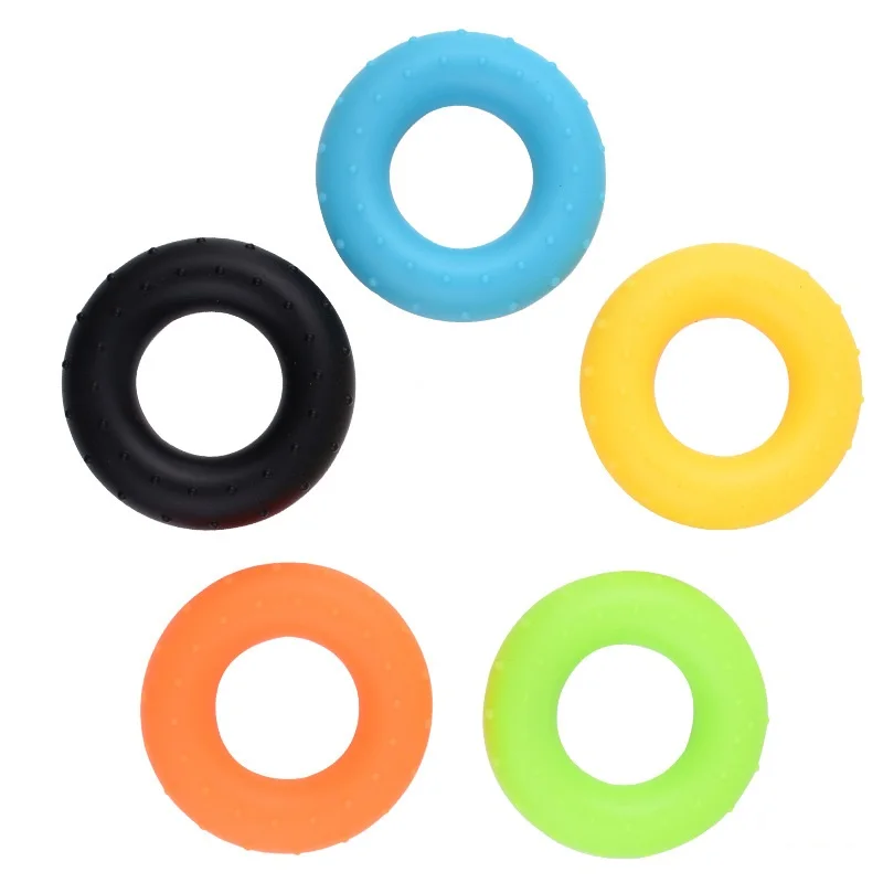 Silicone Finger Gripper Ring Hand Muscle Strengthener Ring Wrist Finger Trainer Exercise Carpal Expander Workout Fitness Device