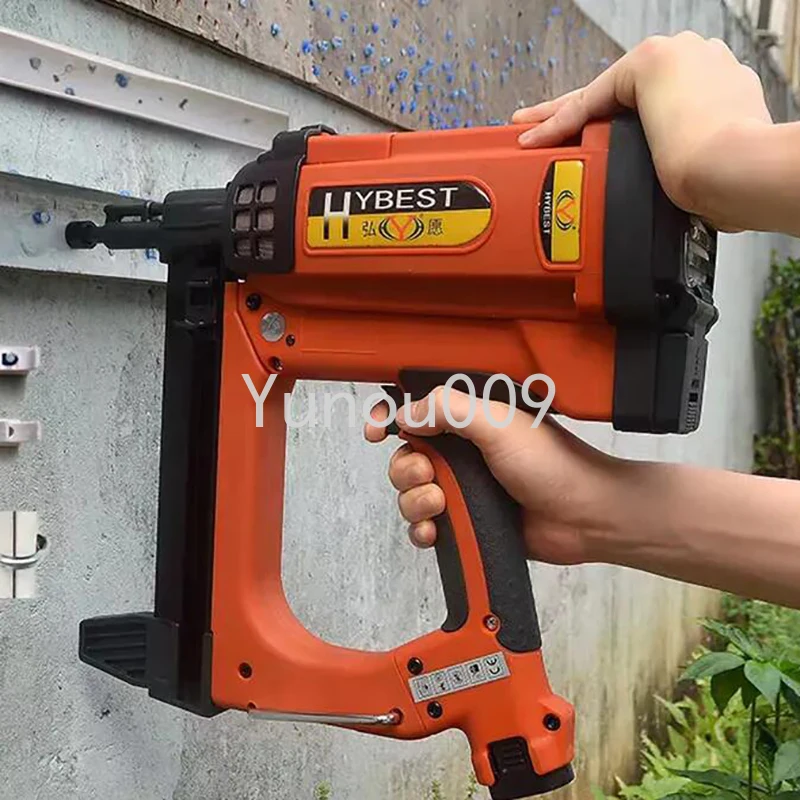 Adjustable Cordless Fast Gas Nailer Air Nailer for Woodworking Concrete Door and Window Trough Decorative Fixed Nailer N GSR40A