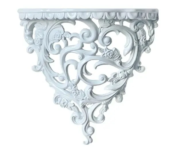 European Floating Shelf TV Furnishing Photo  Vase Souvenir Display Organizer Holder Decorative Home Kitchen Bathroom Office