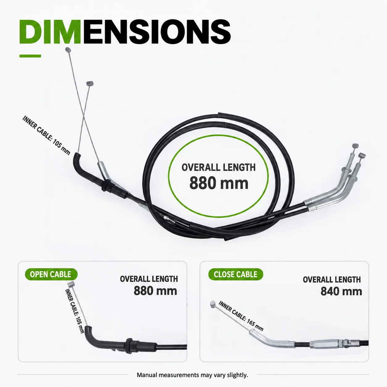Fit For Kawasaki Z800 ZR800 Motorcycle Throttle Cable Wire Gas Push Pull Line Wire 2013 - 2026 2025 2024 2023 2022 2021 2014