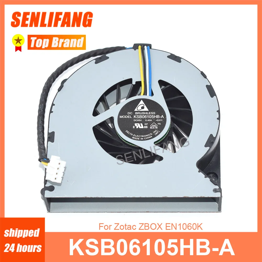 For Zotac ZBOX EN1060K CPU GPU Cooling Fan KSB0705HA 773 KSB06105HB-A DC5V 0.40A 4Lines Laptop Cooler Well Tested