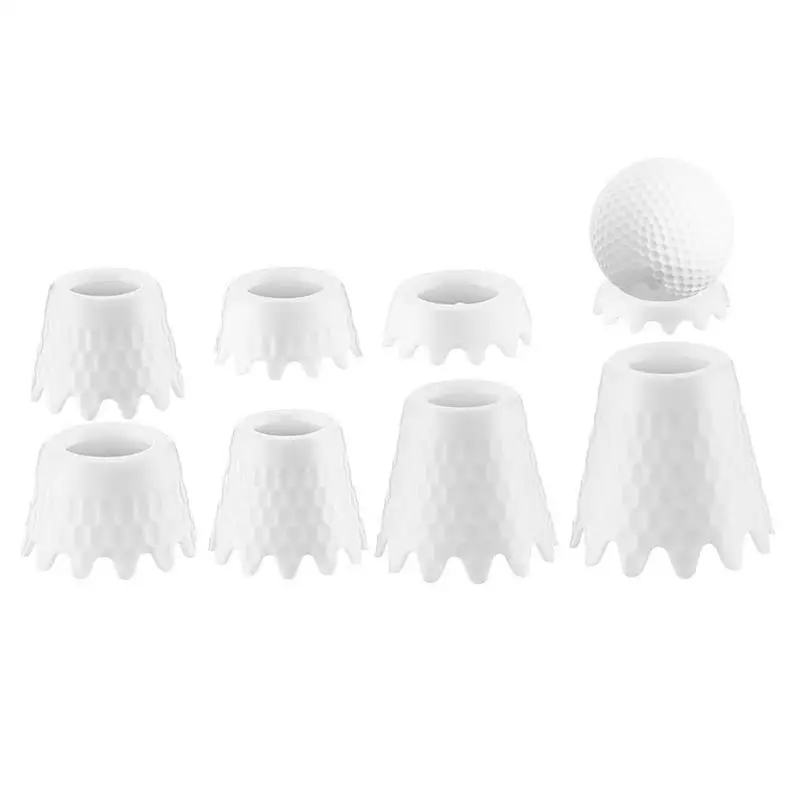 

8pcs Mini Bottle Golf Tees Golf Ball Holder Golf Tees Golf Practice Tools Golf Tack Accessories For Irons Drivers Hybrids Golf