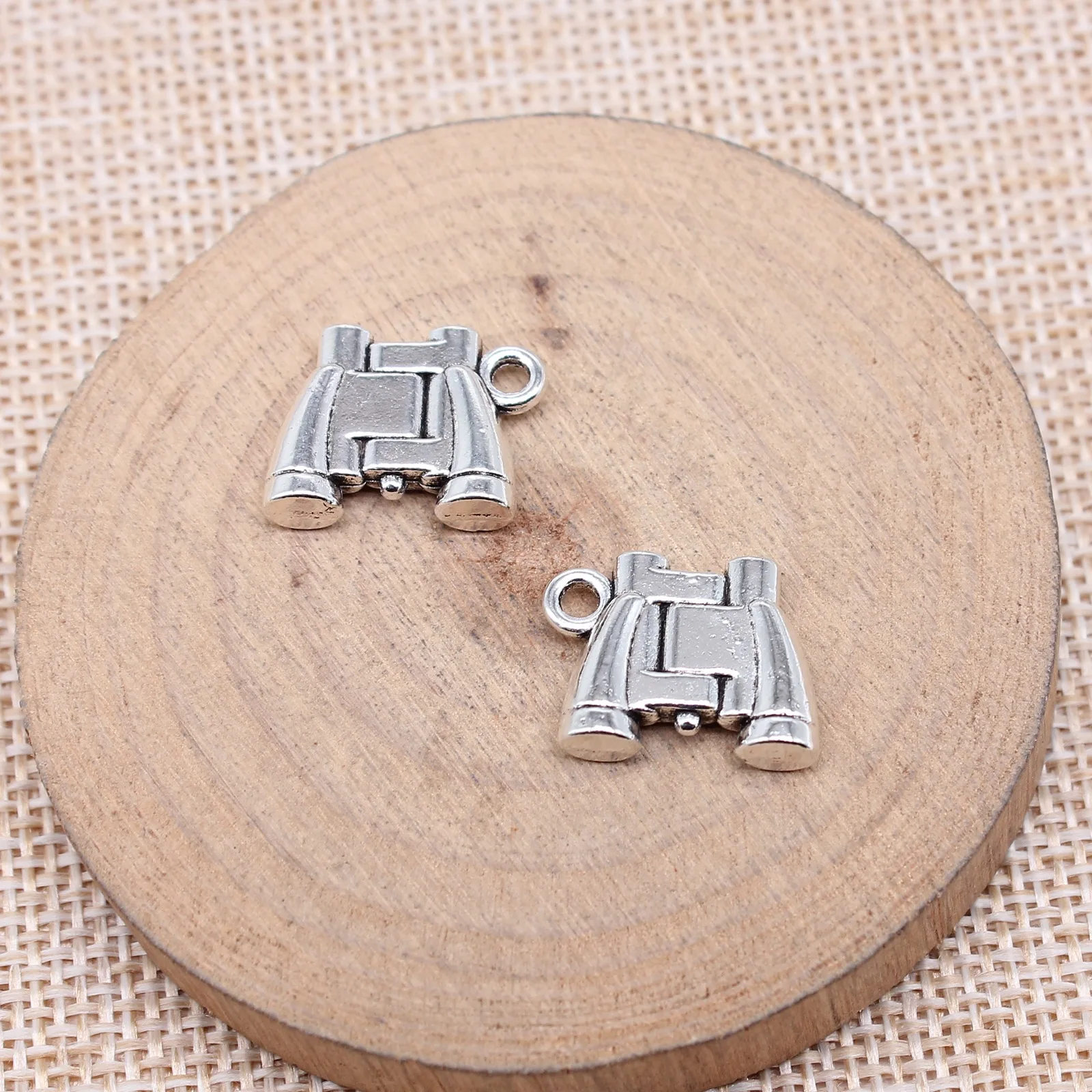 WYSIWYG 10pcs 16x13mm Antique Silver Color Telescope Charms Pendant For DIY Jewelry Making Handmade Jewelry Craft Findings