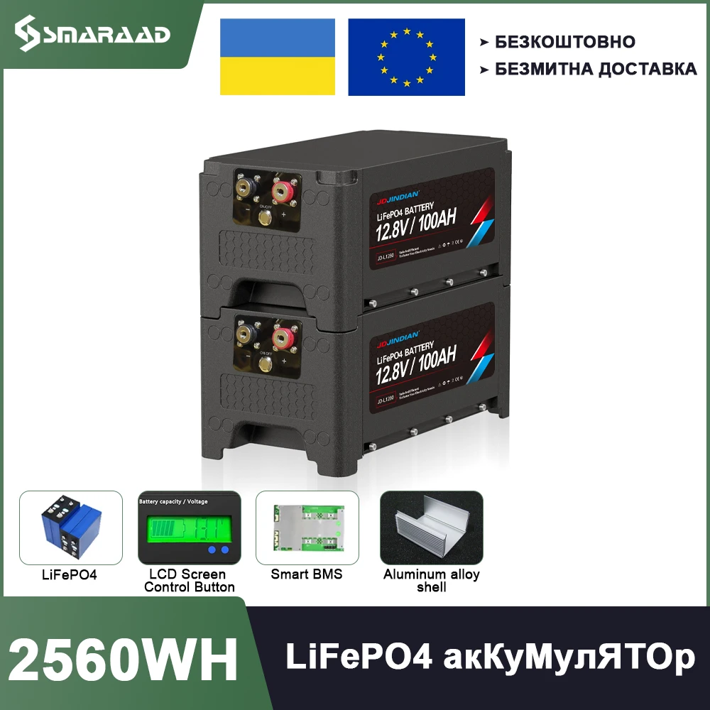 Область алюмінійної легенди Lifepo4 Battery Charger With Deep Cycle Battery Pack Suitable For Use With Built-in BMS For Tax-Free