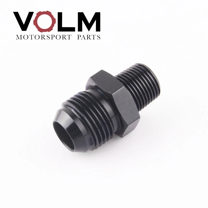 Male AN6 AN8 AN10 -6AN 8AN 10AN 1/4 NPT 1/8 NPT 3/8NPT Straight Adapter Flare Fitting auto hose fitting Male Oil cooler fitting