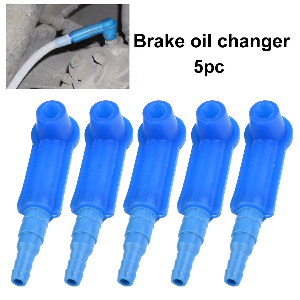 5PCS Exchange Tool Connector Auto Car Brake Fluid Replacement Tool Pump Oil Bleeder Change Air Kit For Cars Trucks