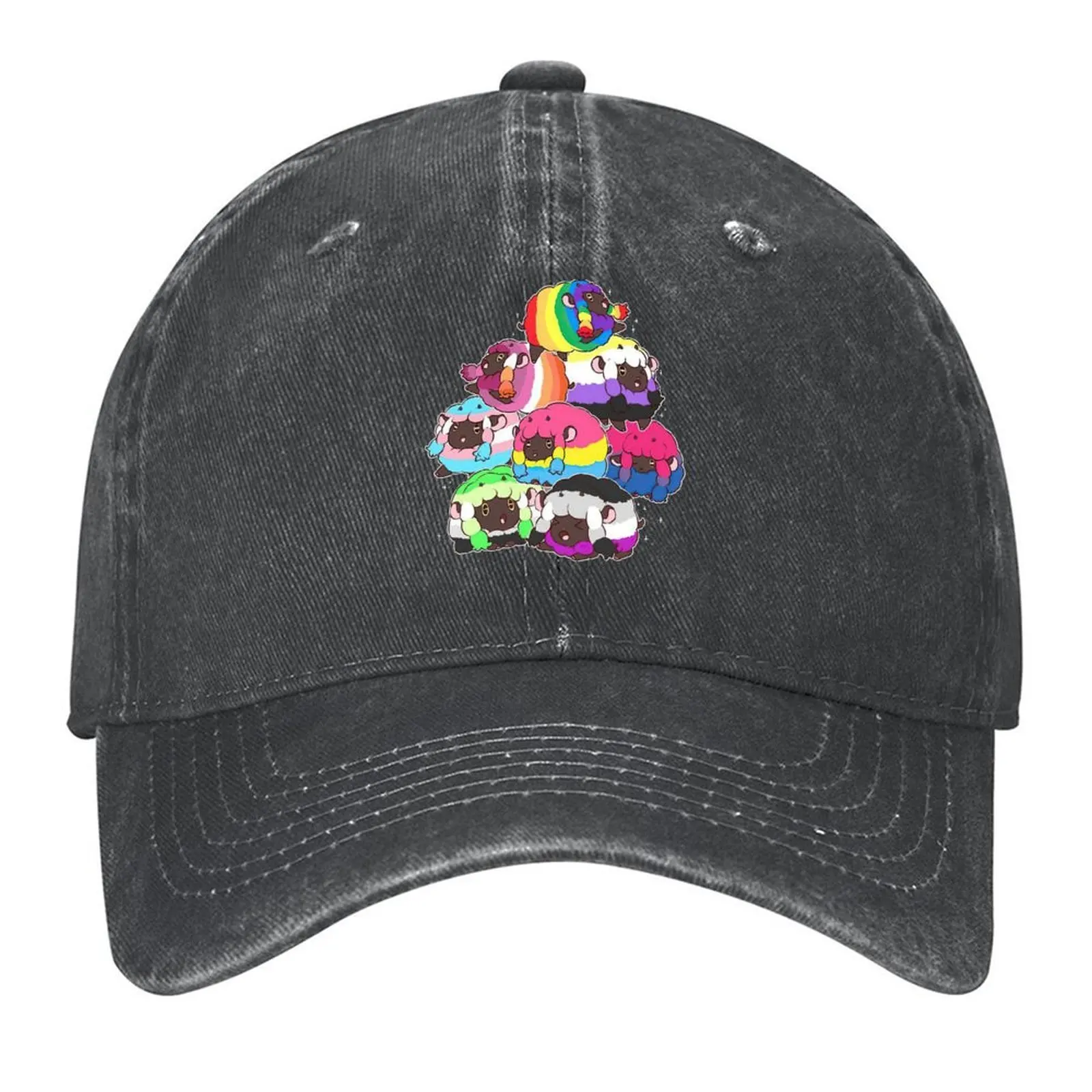 

Sunflower Rainbow Lgbt Sheep Baseball Cap Luxury man cap Hood Big Size Hat Vintage Women's Beach Outlet Men's