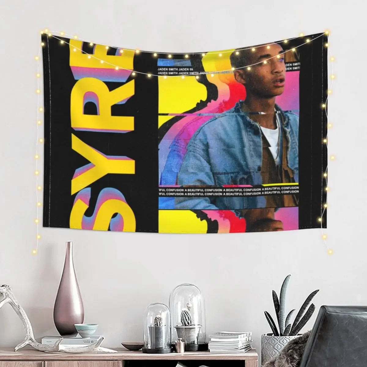 Jaden Smith - SYRE Tapestry Japanese Room Decor Aesthetic Room Decor Tapestry