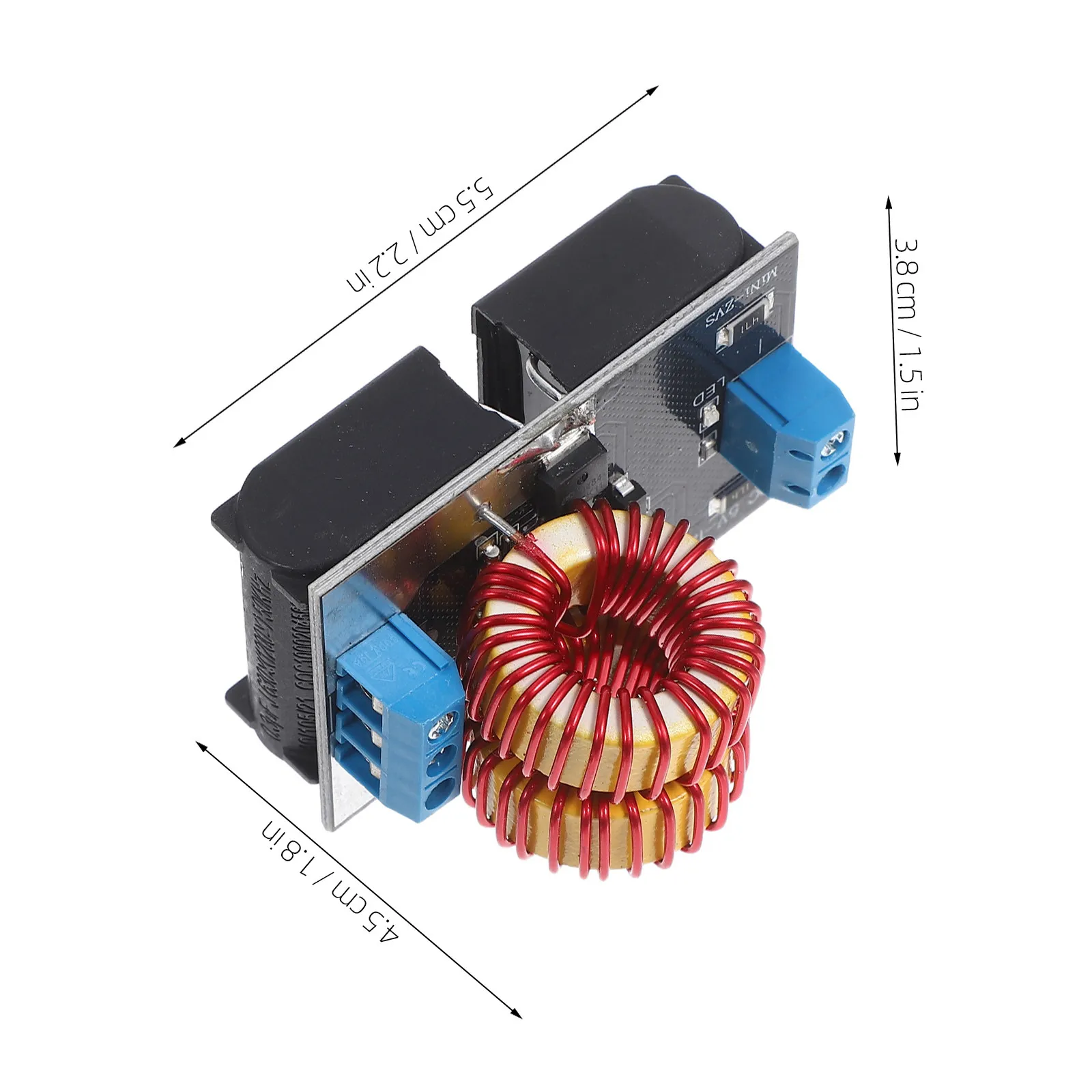 Heating Power Supply Module Low Voltage Induction Heating Module 120W Coil Circuit Industrial Metal Processing Heat Induction