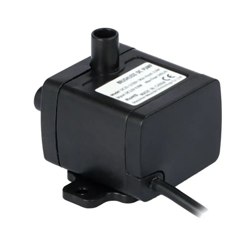 

MYdaY- DC Water Pump 4.2W 230L/H 12V Low Noise Mini Water Cooling Submersible Pump Centrifugal Pump for Landscape Fountains