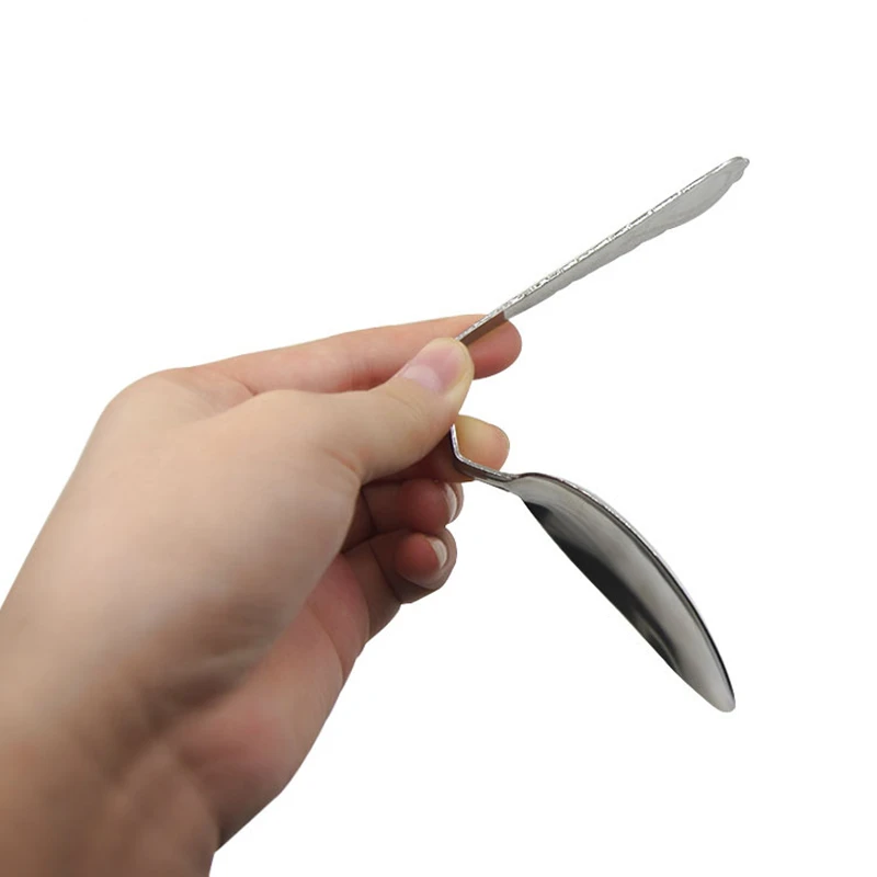 Mind bending spoon close-up magic props Mind control interactive toys for children easy to learn