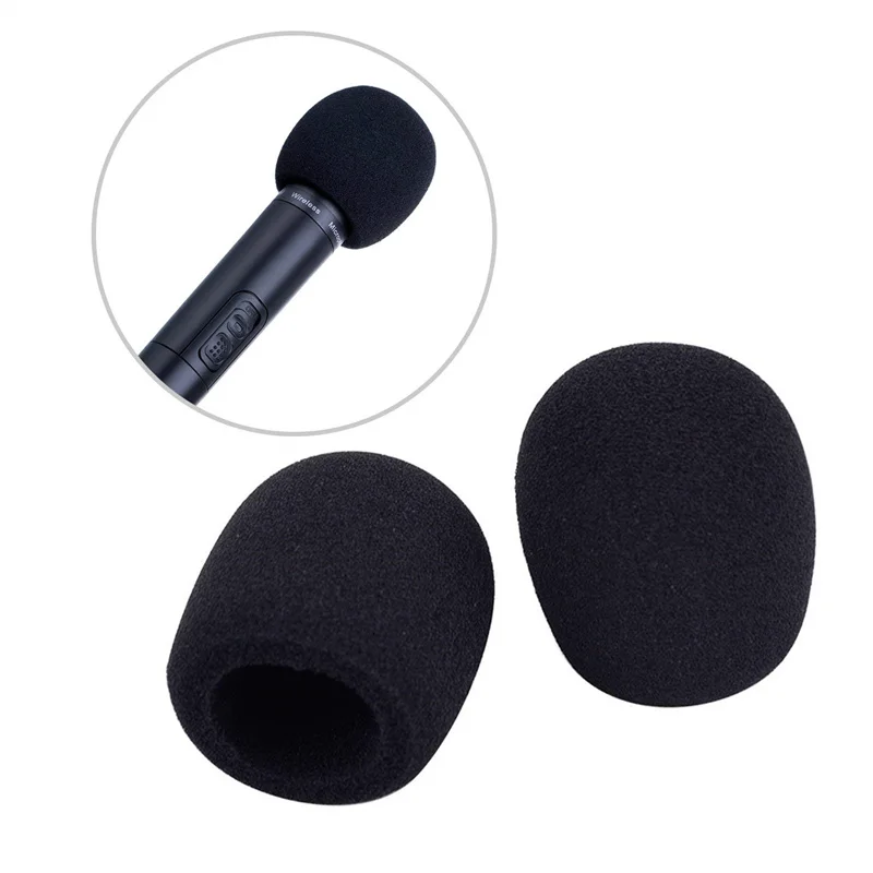 Small Foam Mini Mic hood For Headset Microphone Mic Cover For Headset Protection For Lavalier Foam Covers