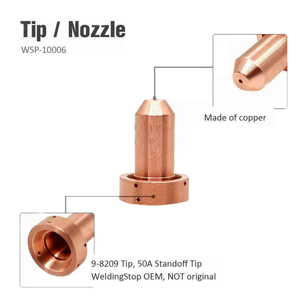 

WS For Plasma Torch Consumables Pack Upgrade your Cutting Performance with 22 Replacement Electrodes for SL60 SL100