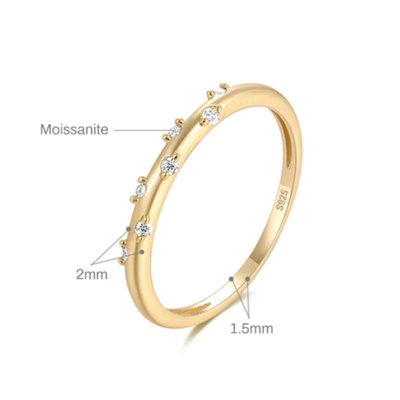 Lefei-Anillo de plata de primera ley con diseño de moissanita para mujer, sortija, plata esterlina 925, diseño creativo, clásico, moda de lujo, M60100292049