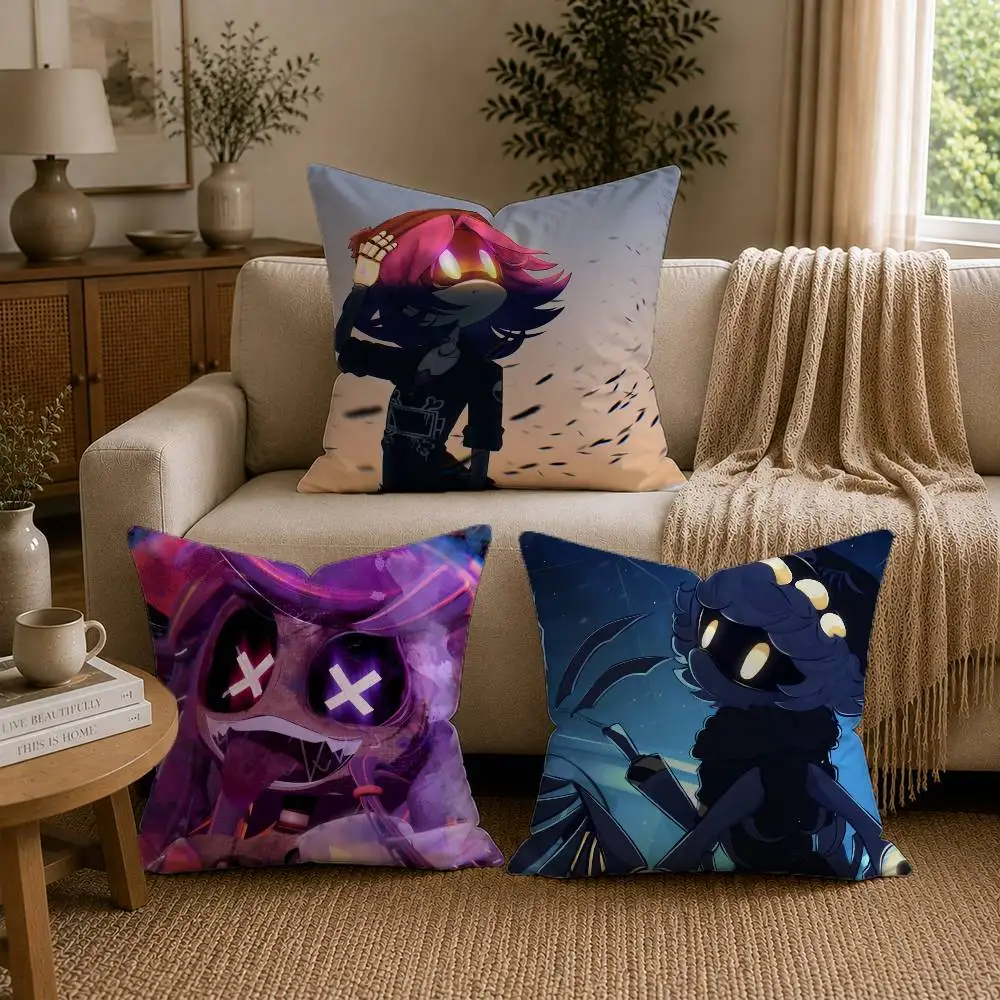 Horror Anime Murder Drones Pillow Case for Sofa Living Room Home office Decor Protective Cover