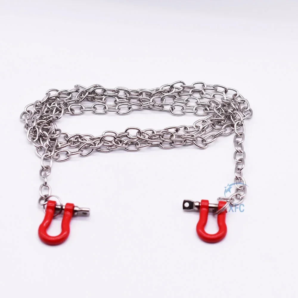 Simulation Long Chain & Tow Shackle RC Car Accessory for Axial SCX10 TAMIYA CC01 RC4WD D90 D110