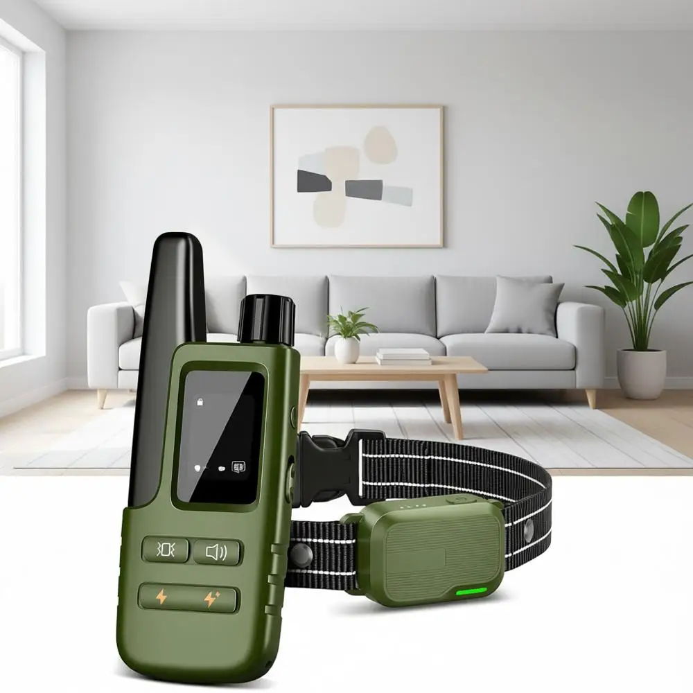 

Dog Training Collar with Remote, IPX8 Waterproof, 4 Training Modes, Rechargeable E-Collar for Medium Small Dogs