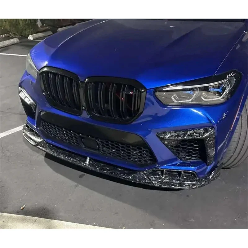 Bodykit LD Style Forged Carbon Fiber for F XM Pre Lci Front Bumper Spoiler Car Body Kits 6