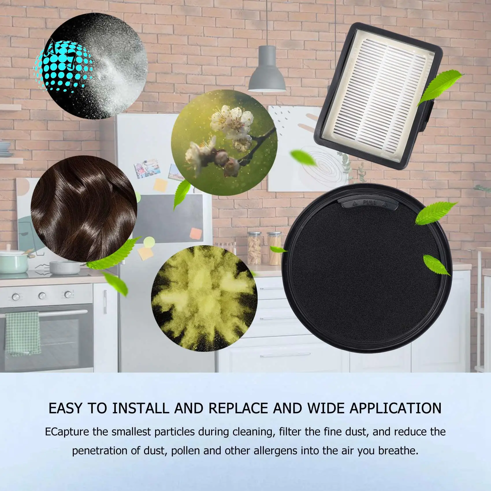 

A07F-Сменные пакеты HEPA-фильтра для Amazon Basics VCS35B15KC-70, B071VNCNLF, аксессуары для цилиндрических пылесосов