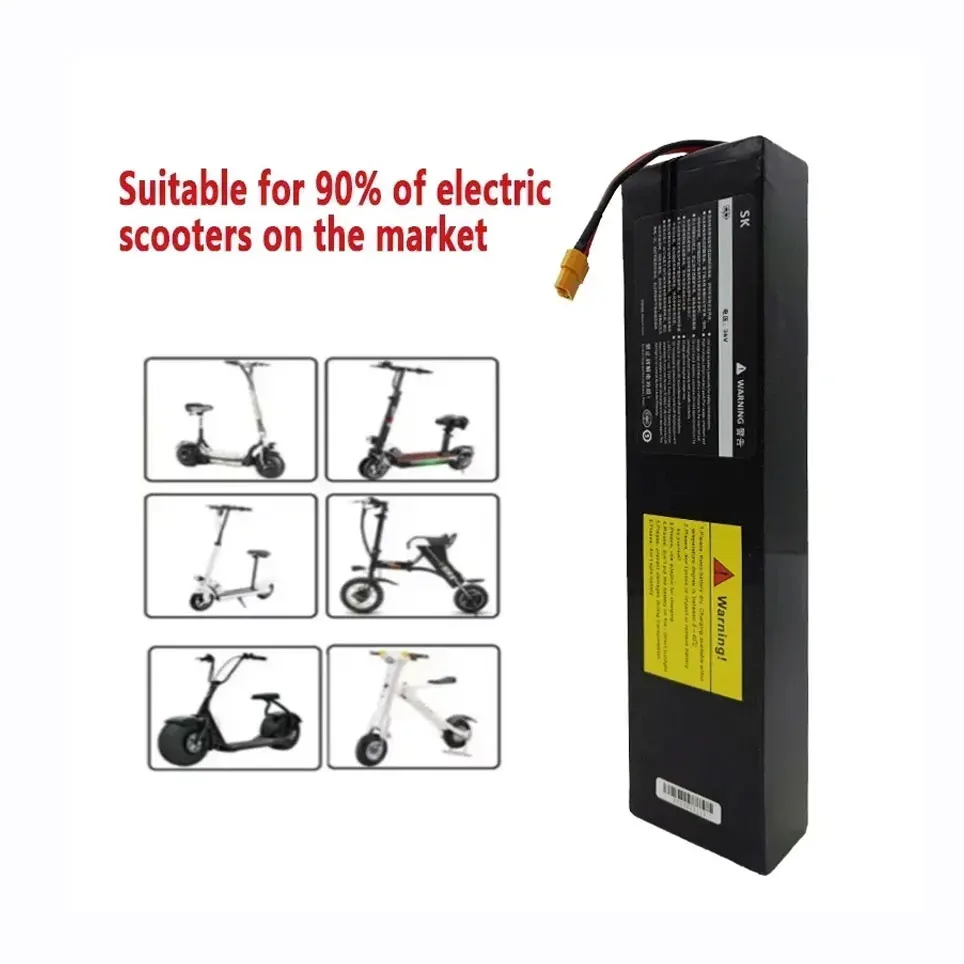 36 فولت 10S3P 100000 مللي أمبير 18650 بطارية ليثيوم أيون قابلة للشحن 2000 واط مدمجة BMS مناسبة للدراجات البخارية الكهربائية KUGOO S1، S2، S3